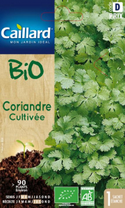 Coriandre cultivée Bio - Graines - Caillard