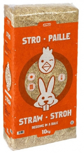 Paille de blé dépoussiérée - Stro Paille - Bedding Pet - 10 kg
