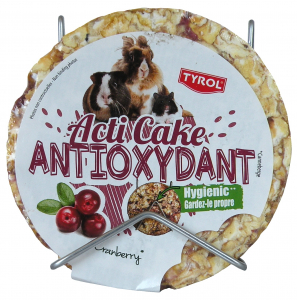 Friandise Cranberry pour lapins et rongeurs - Acti Cake Antioxydant - Tyrol - 100 g