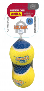 Balles de tennis squeak ball - Anka - Ø 8 cm - Grand chien - x 2
