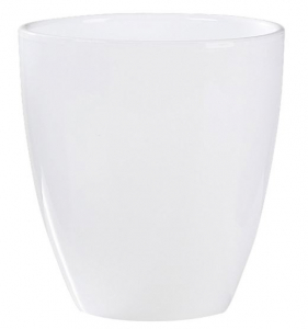 Vase orchidée 620 - Deroma - Glossy cream - H 15 cm