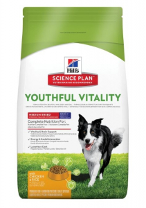 Aliment chien Science Plan Canine Adult 7+ Youthful Vitality au Poulet et au riz - Hill's - Medium - 2,5 Kg