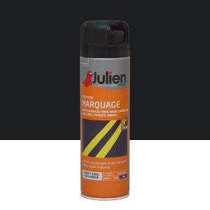 Aérosol peinture marquage noir mat - Julien - 500 ml