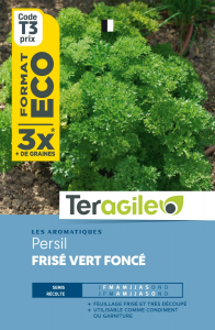 Persil frisé vert foncé - Graines sachet éco 15g - Teragile