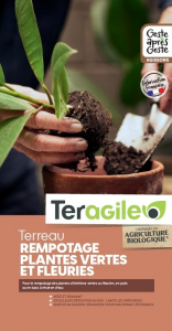 Terreau rempotage plantes UAB Teragile BIOLANDES PIN DECOR - 10 L 