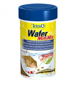Aliment complet pour poissons de fond et crustacés - Tetra Wafer Mini Mix - 100 ml