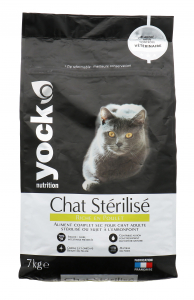Croquettes pour chat stérilisé - YOCK Nutrition - Poulet - 7 kg