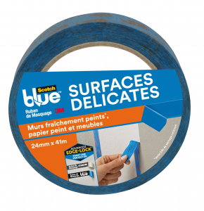Masquage surfaces délicates Scotchblue - 3M - Bleu - 41 m x 24 mm