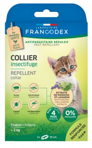Collier insectifuge - Francodex - Pour chatons - 35cm