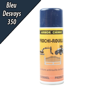 Laque aérosol Prochi-rouille bleu Desvoys - Armor chimie - 400 ml