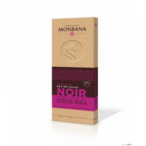 Tablette de chocolat noir du Costa Rica - Monbana - 100 gr
