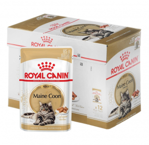 Boîte Maine Coon Adult en sauce pour chat adulte - Royal Canin - 12 x 85 g