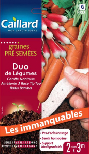 Ruban carotte radis bamba - Graines - Caillard