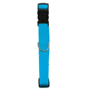 Collier Nylon réglable pour chien - Zolux - 40 mm - Bleu Turquoise