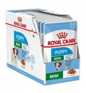 Boîte Puppy Mini en sauce pour chiot - Royal Canin - 12 x 85 g