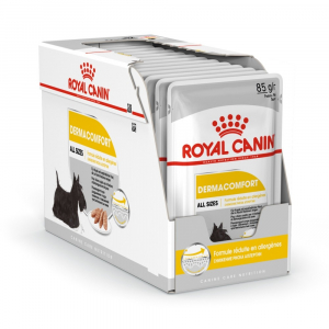 Boîte Dermaconfort en mousse pour chien - Royal Canin - 12 x 85 g