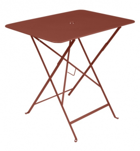 Table pliante Bistro - Fermob - 77 x 57 cm - Ocre Rouge