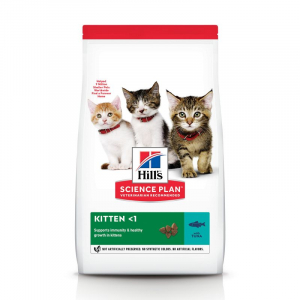 Croquettes feline kitten - Science Plan- Thon - Pour chatons - Sac de 1,5 Kg