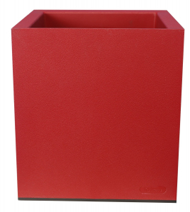 Bac carré granit 40 cm - Riviera - Rouge
