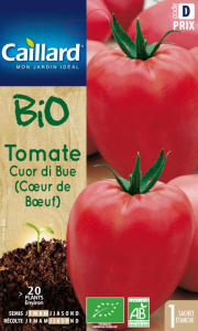 Tomate Cuor Du Bue (C?ur De B?uf) Bio -Graines - Caillard