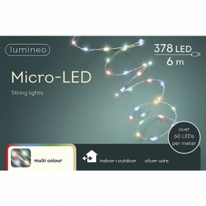 Guirlande en cascade - Gros micro-LED -Multicolore - 6 m