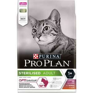 Croquettes Pro Plan pour chats stérilisés Optisavour au Canard et foie - 3 kg