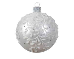 Boule de Noël avec motif de branches