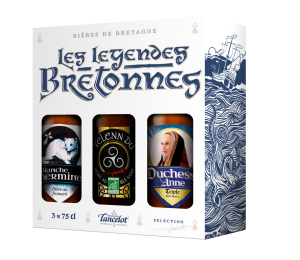 Coffret bière Légendes Bretonnes 3X75