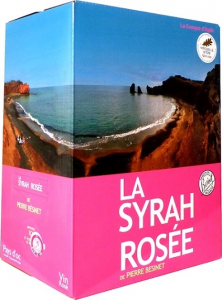 Vin Syrah rosé de Pierre Besinet - Pays d'Oc - Bag in Box 5 litres 