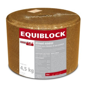 Aliment minéral chevaux et poneys Equiblock - Royal Line - 4,5 kg