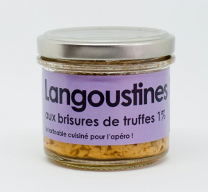 Rillettes Langoustine aux brisures de truffes - L'atelier du cuisinier - 80 g