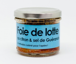 Rillettes Foie de lotte au citron & sel de Guérande - L'atelier du cuisinier - 80 g