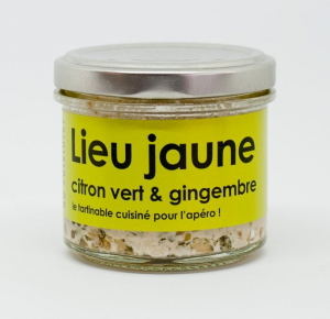 Rillettes Lieu jaune, citron vert & gingembre - L'atelier du cuisinier - 80 g