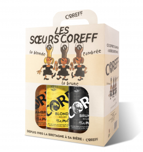 Coffret Les Sœurs Coreff (Blonde, Brune et Ambrée) - COREFF - 6 x 33 cl