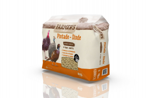 Granulés Complet Pintate et Dinde - 8 kg - Farmer's