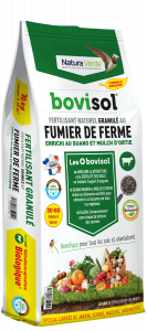 Fertilisant complet granulé aux fumiers de ferme - Bovisol - 20 kg