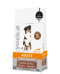 Croquettes sans céréales Digestionfacile chien adulte - Yock Nutrition