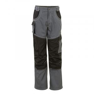 Pantalon de travail - Fortec - Gris et noir - Taille 44