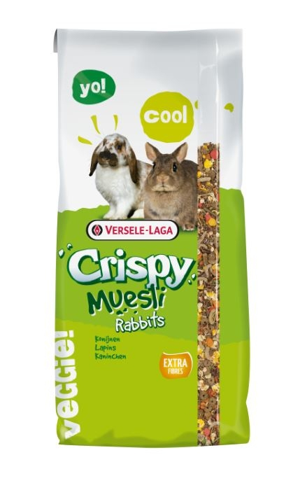 Versele-Laga Crispy Muesli Rabbits - Nourriture pour lapins - 2 x 20 kg