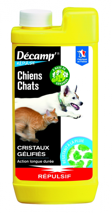 Répulsif pour chien/chat Décamp' en cristaux gel CREA - 500 g Décamp