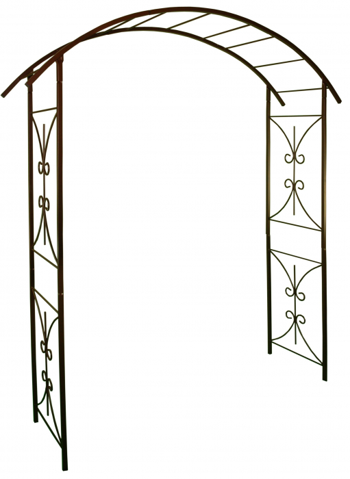 Arche de jardin linéale en acier par LOUIS MOULIN