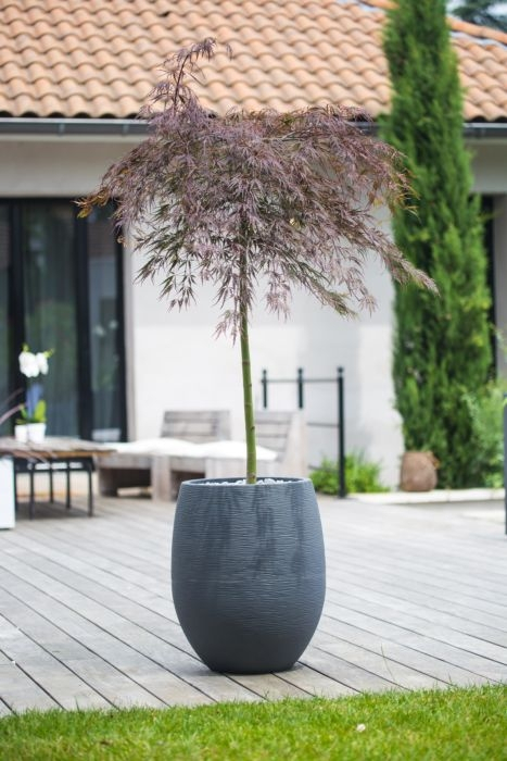 Pot à fleurs rond blanc Landhaus EMSA - Dia. 30 x 27 cm Emsa