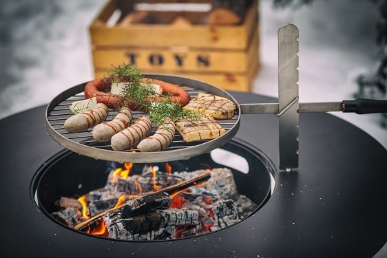 Barbecue et braséro olymp - Feu du Jardin - 100x100x40 cm Feu du