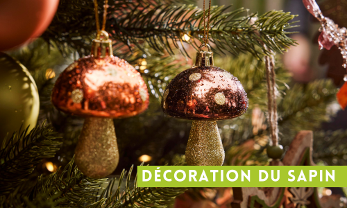 Décoration du sapin